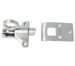 Raamknip messing vernikkeld