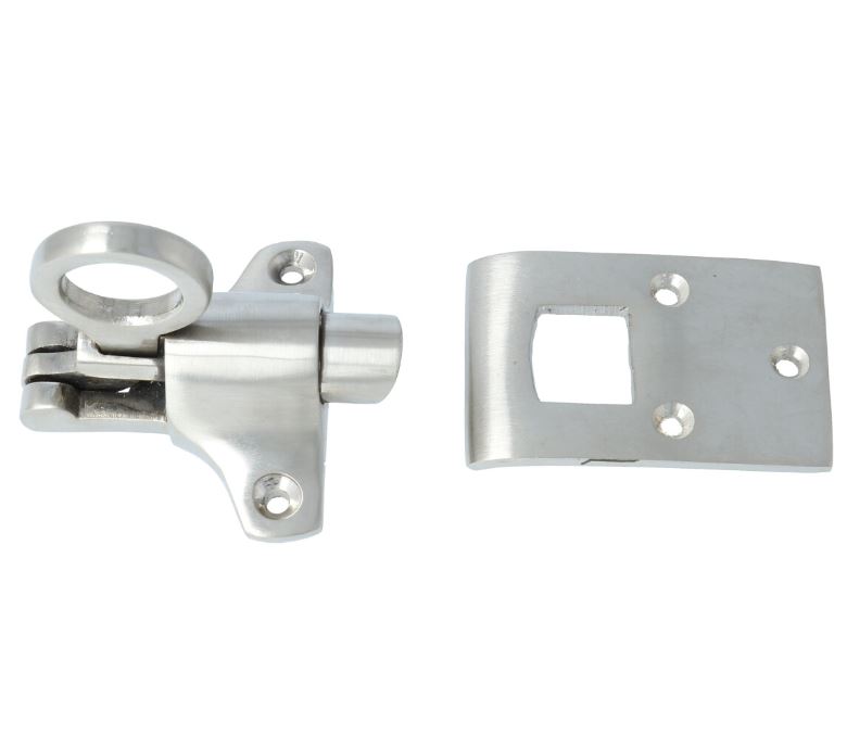 Raamknip messing vernikkeld