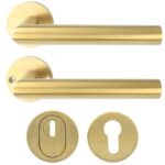 SKG3 Veiligheid Achterdeur Set Sharon PVD Mat Goud