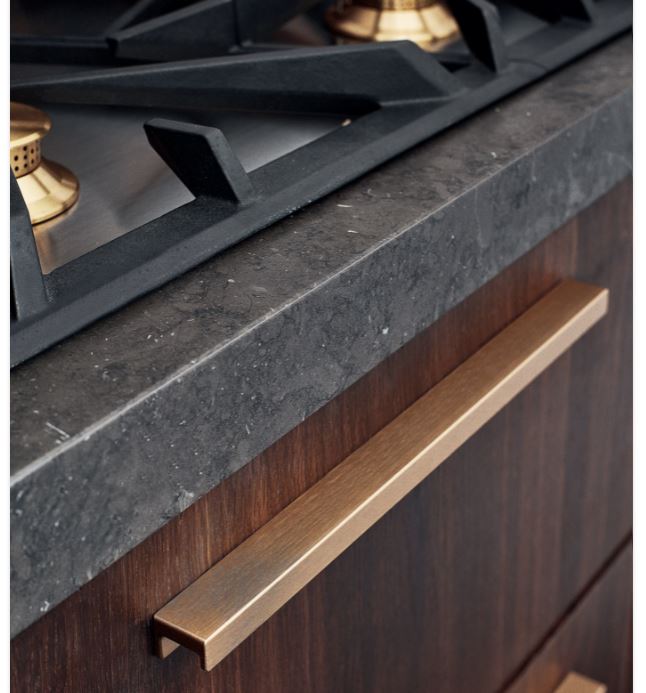 Greep STATION 160 mm goud geborsteld