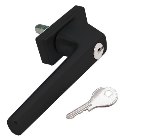 Mauer Raamkruk 710 Zwart afsluitbaar