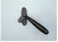 Raamboom ijzer zwart rechts