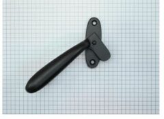 Raamboom ijzer zwart links