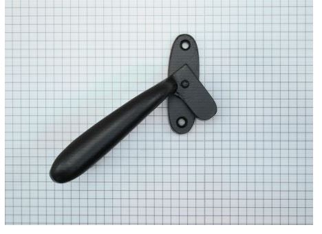 Raamboom ijzer zwart links