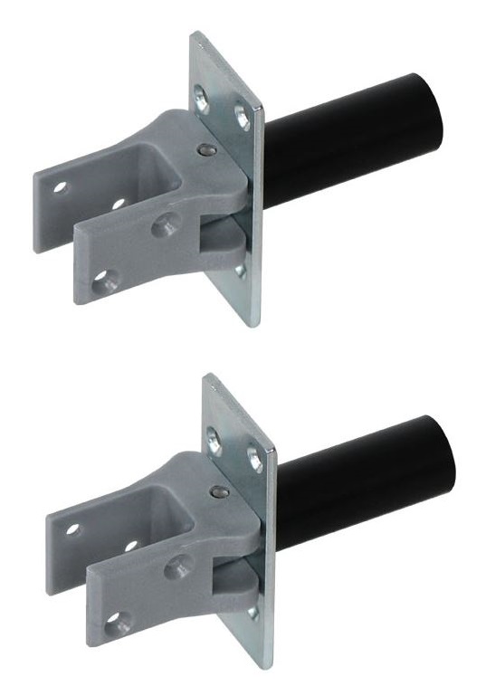 Deurveerscharnier HAWGOOD 4000-E kunststof grijs 19-24 mm