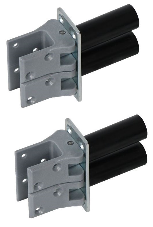 Deurveerscharnier HAWGOOD 4500-D kunststof grijs 25-30 mm