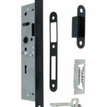 Magneet smal dag- en nachtslot Met Zwarte Ronde Voorplaat