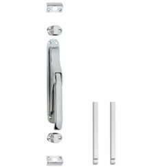 Set pomp-espagnolet inclusief stangenset 2x 1250mm verchroomd