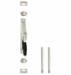 Set pomp-espagnolet Ton 222 inclusief stangenset 2x 1250mm nikkel/ebbenhout