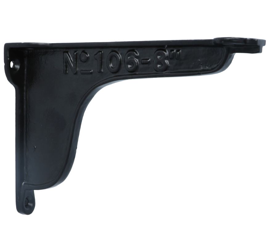 Plankdrager No. 106-8 147x 99 mm ijzer Zwart