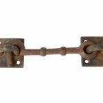 Deurhaak en vanger Rechthoek IJzer Geroest