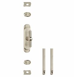 Set kruk-espagnolet T-kruk inclusief stangenset 2x 1250mm nikkel mat