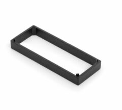 Tussenplaat 8 mm t.b.v. RBM zamac zwart epoxy coating