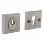 Intersteel SKG3 Veiligheid-rozet Vierkant met kerntrekbeveiliging Aluminium F1