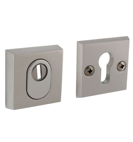 Intersteel SKG3 Veiligheid-rozet Vierkant met kerntrekbeveiliging Aluminium F1