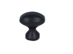 Knopje Klein Ovaal IJzer Zwart 23 mm