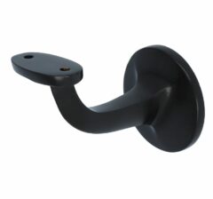 Leuninghouder Blind Vlak Zadel Zwart