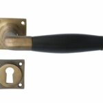 Deurkruk Ton Model Brons Antiek/Ebbenhout