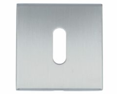 Sleutelplaatje Vierkant 53x53x10 Mat RVS