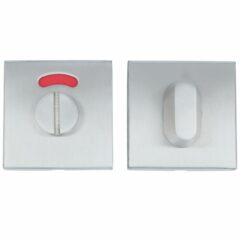 WC-sluiting Vierkant 53x53x10 mm Mat RVS