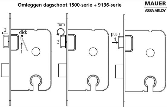MauMauer 9136 Veiligheidsslot PC55 SKG** Rechthoekige voorplaater 9136 Veiligheidsslot PC55 SKG** Afgeronde voorplaat