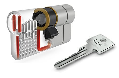 Knopcilinder 30/40 Iseo F6 Extra S SKG***