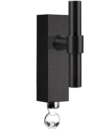 Draaikiepgarnituur PIET BOON PBT15-DKLOCK PVD Mat Zwart