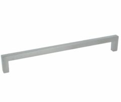 Greep Vierkant Smal RVS-Look 192 mm