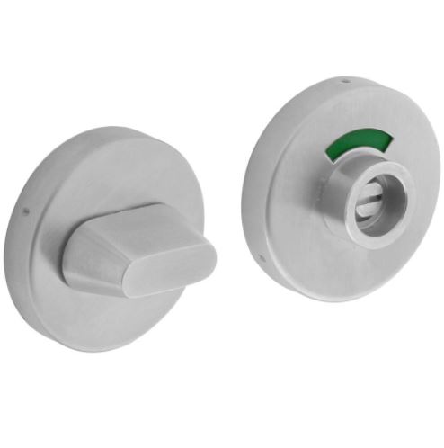 WC-sluiting 8 mm verdekt ø52x10mm Met stiftbediening RVS