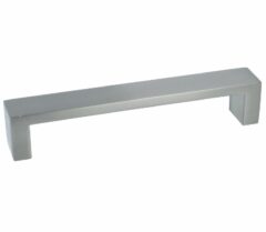 Greep Recht rvs-look 128 mm