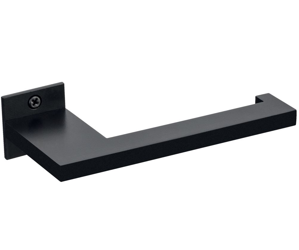 WC-rolhouder SLIM Aluminium Zwart