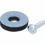 Teflon Glijder 22 mm met Boring 5 mm