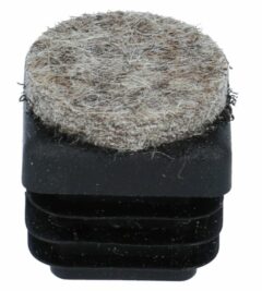 Insteekdop Vierkant 20X20 mm met Vilt