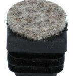 Insteekdop Vierkant 35X35 mm met Vilt