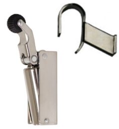 Dictator Deuropvanger 1000 Nikkel met Haak 1013