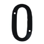 Letter O Klein IJzer Zwart 75 mm