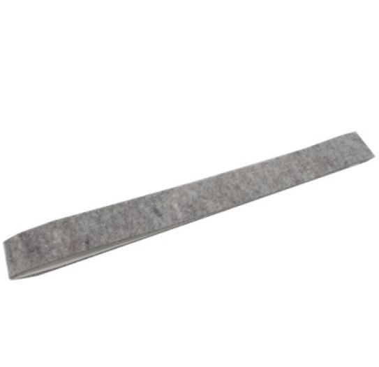 Viltstrip zelfklevend grijs 100 x 5 cm