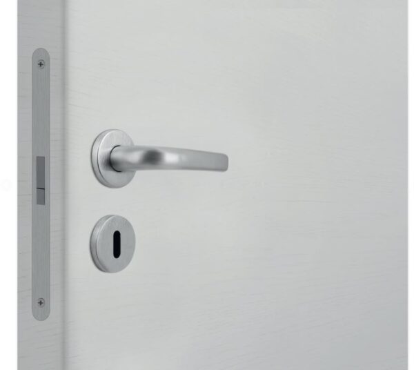 Magneet dag- en nachtslot SL90 Met Chroom Gesatineerde Voorplaat