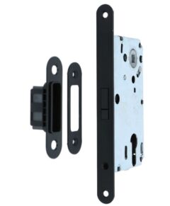 Magneet Cilinderslot PC85 Met Zwarte Voorplaat