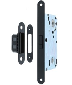 Magneet vrij- bezetslot 90mm Met Zwarte Voorplaat