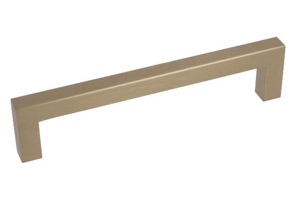 Greep Aluminium Geelbrons 128 mm