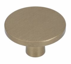 Knop Aluminium Geelbrons 42 mm