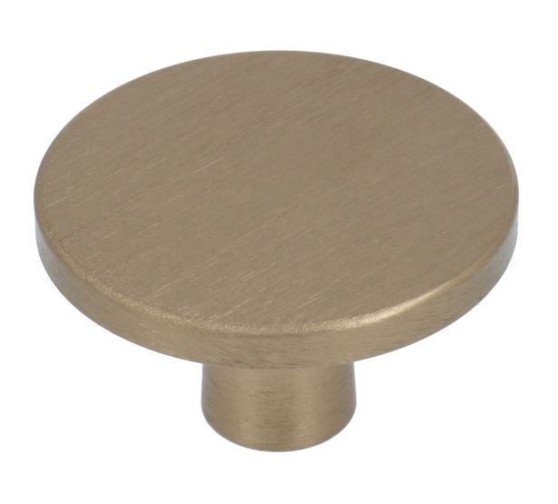 Knop Aluminium Geelbrons 42 mm