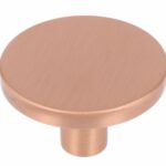 Knop Zamac 41 mm rood koper