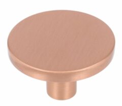 Knop Zamac 41 mm rood koper