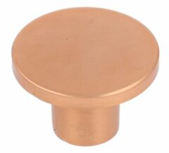 Knop Zamac 26 mm rood koper