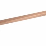 Greep Recht Zamac 128 mm Rood Koper