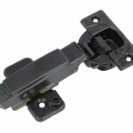 Keukenscharnier Blum opliggend met soft-close demping Onyx Zwart