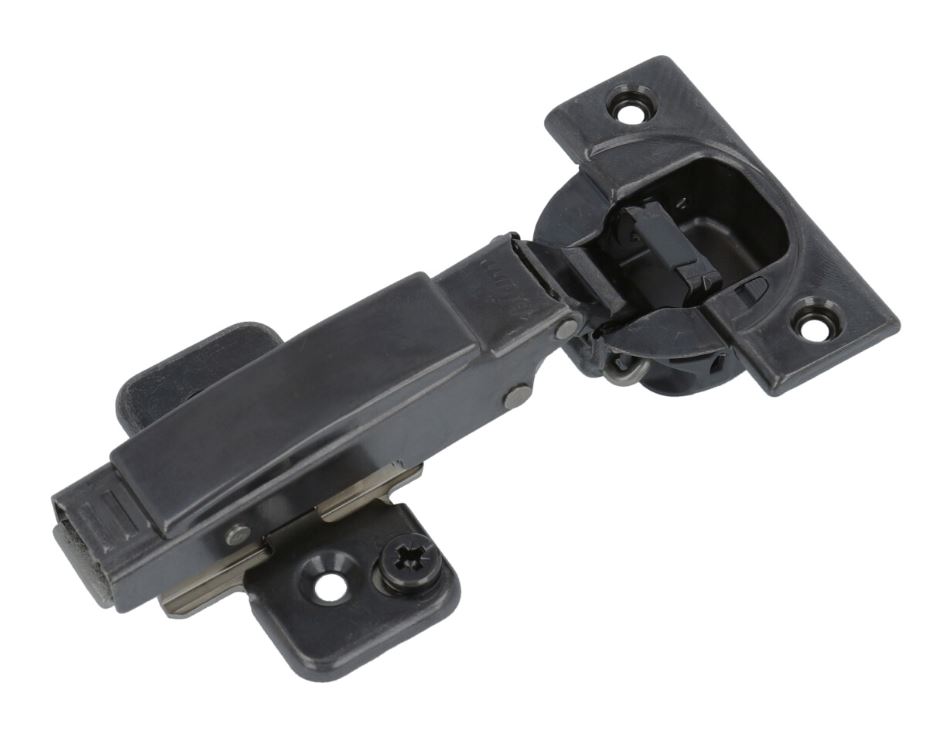 Keukenscharnier Blum opliggend met soft-close demping Onyx Zwart