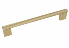 Greep Geribbeld Aluminium 160 mm Oud Goud